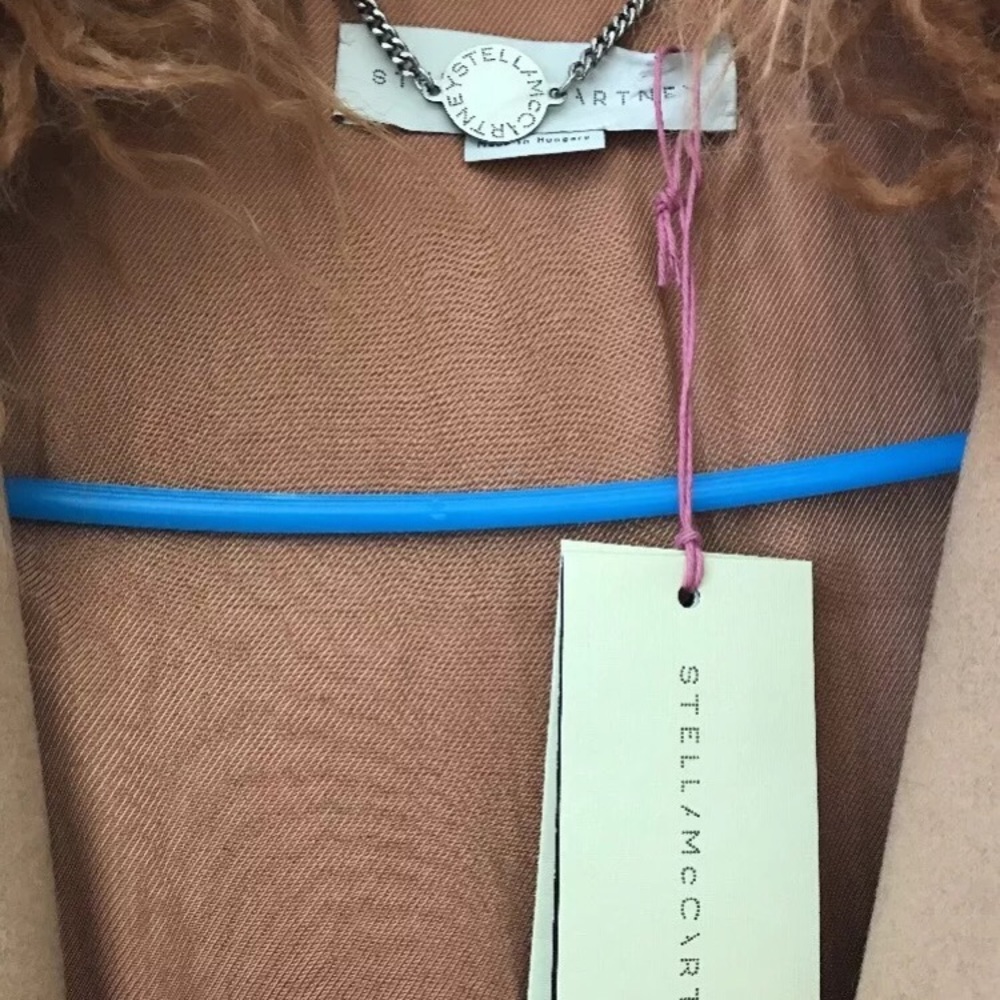 Stella McCartney faux tan Mongolian fur vest Small - Picture 5 of 6